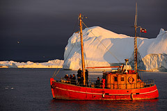 Fischerboot, Ilulissat-Eisfjord  Diskobucht, Grnland